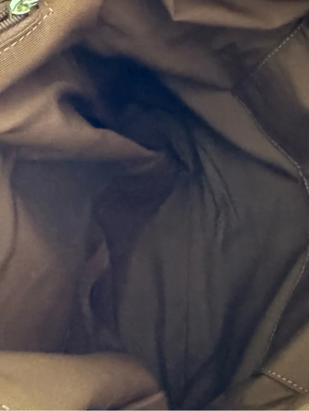 Coach Pebbled Leather Backpack in Brown with Gold Accent - Picture 5 of 5